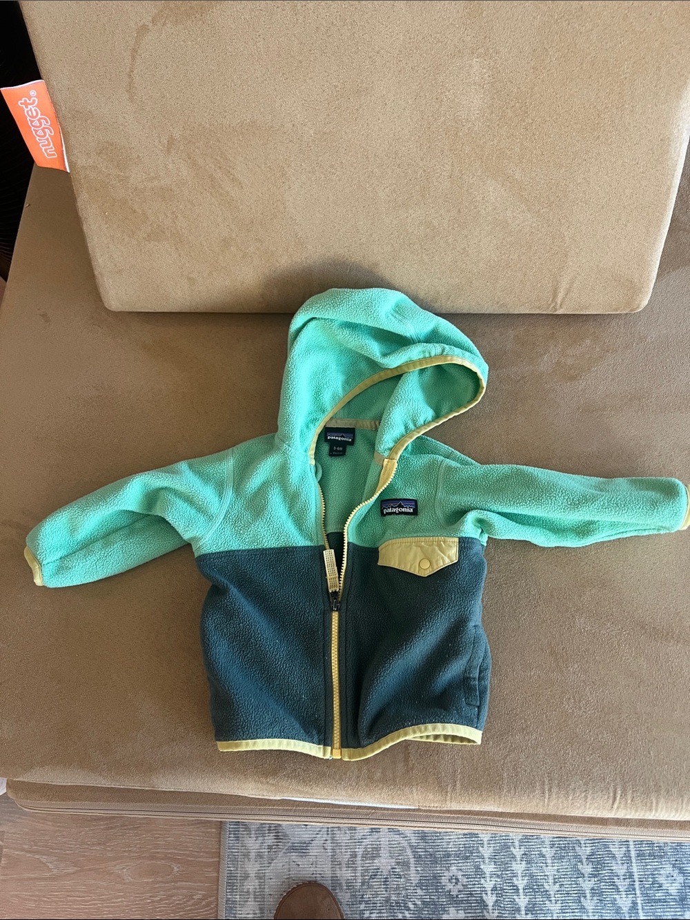Patagonia Kids Two-Tone Fleece 3-6 months.